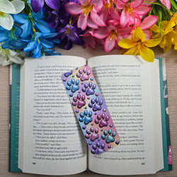 Colorful Paw Prints Bookmark (ONLINE ORDER ONLY)