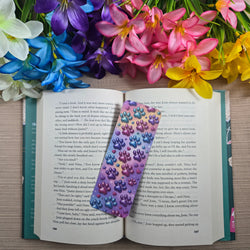 Colorful Paw Prints Bookmark (ONLINE ORDER ONLY)