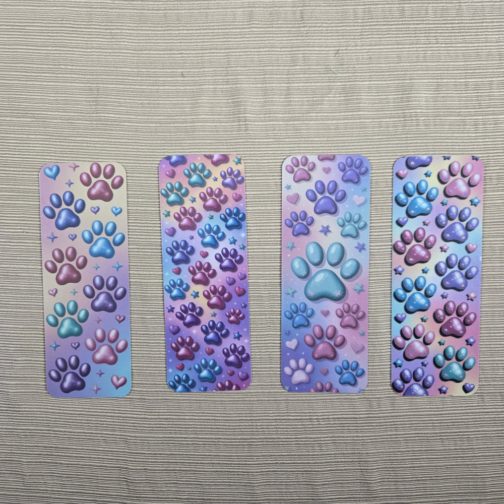 Colorful Paw Prints Bookmark (ONLINE ORDER ONLY)