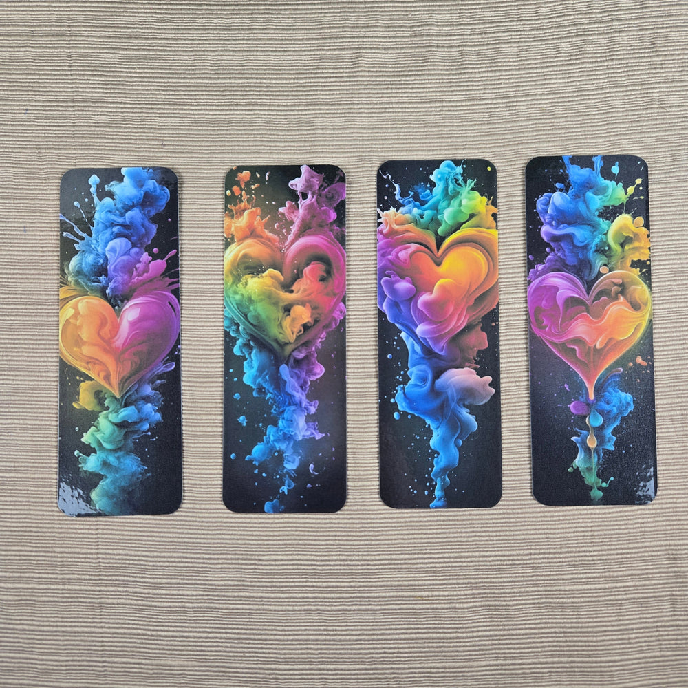 Rainbow Smoke Heart Bookmark (ONLINE ORDER ONLY)