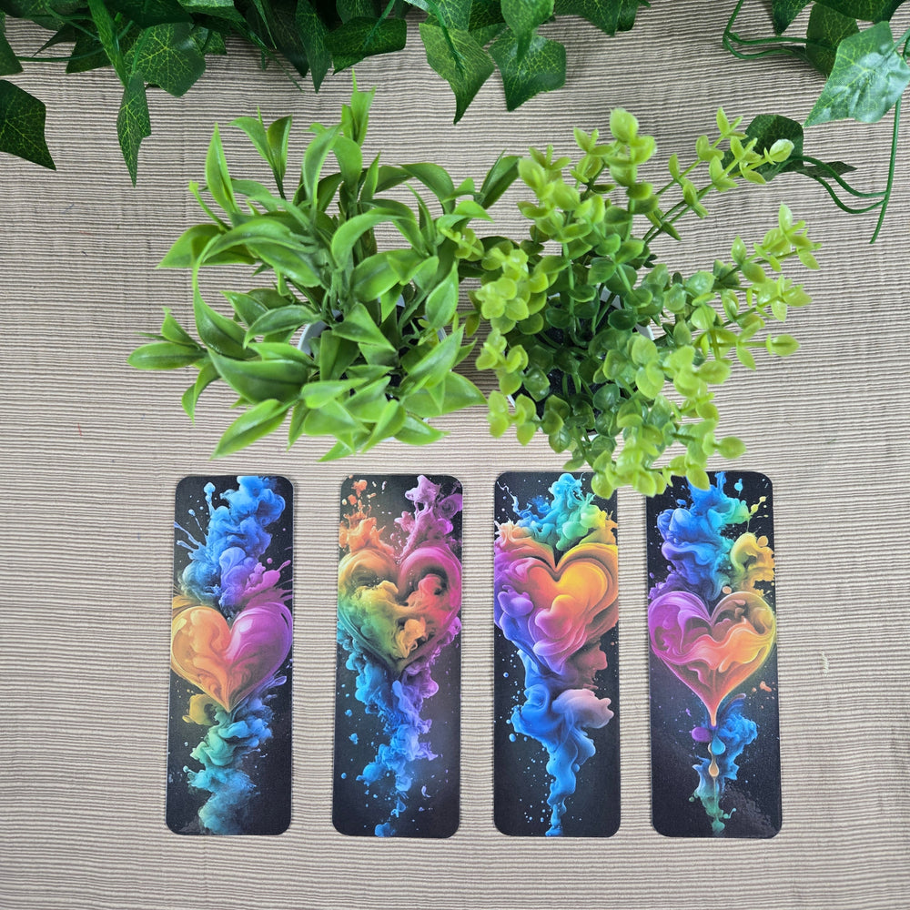 Rainbow Smoke Heart Bookmark (ONLINE ORDER ONLY)