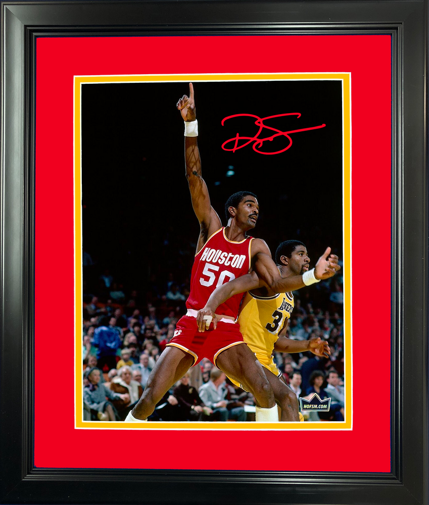 Framed Ralph Sampson Facsimile Laser Engraved Signature Auto 11"x14"Basketball Photo HOFSM Holo (ONLINE ORDER ONLY)