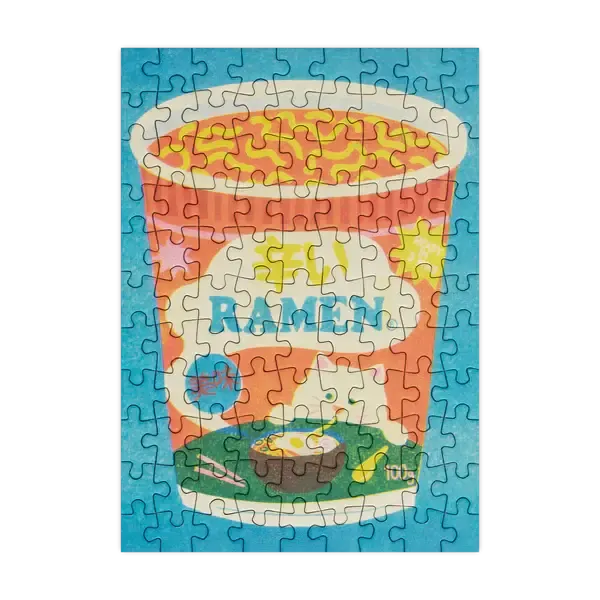 Ramen 99 Piece Mini Jigsaw Puzzle Happily (ONLINE ORDER ONLY)