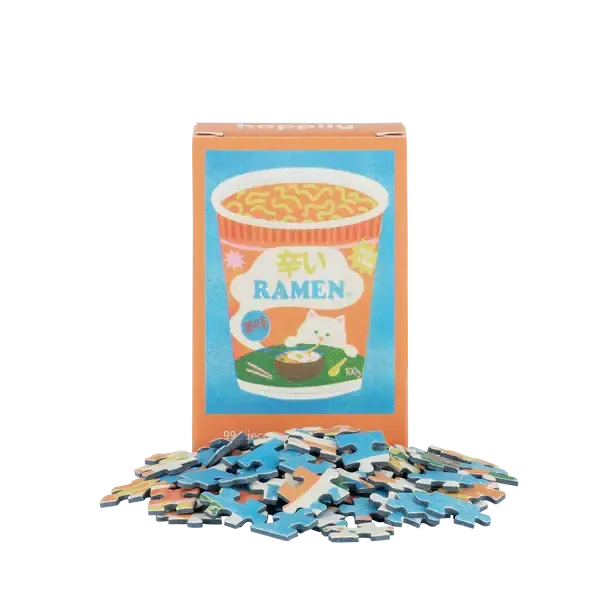 Ramen 99 Piece Mini Jigsaw Puzzle Happily (ONLINE ORDER ONLY)