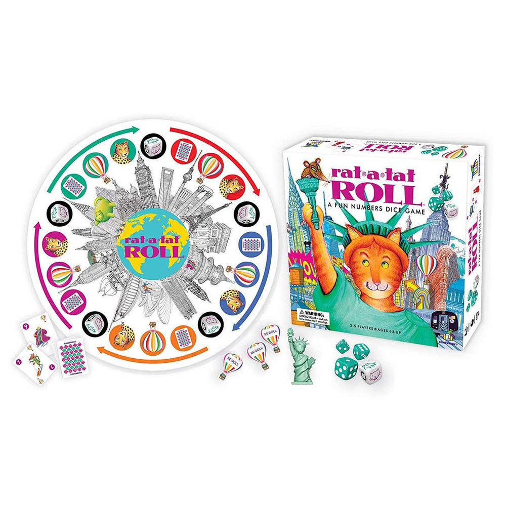 Rat-a-Tat - A Fun Numbers Dice Game - Gamewright (ONLINE ORDER ONLY)
