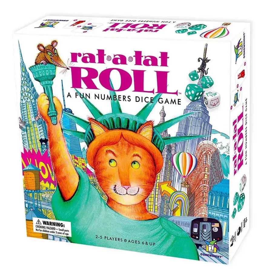 Rat-a-Tat - A Fun Numbers Dice Game - Gamewright (ONLINE ORDER ONLY)
