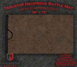 Ravaged Plains - Neoprene Battle Mat with Bag
