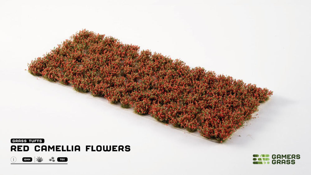 Gamers Grass | Flower Tuft Set | Red Camellia (ONLINE ORDER ONLY)