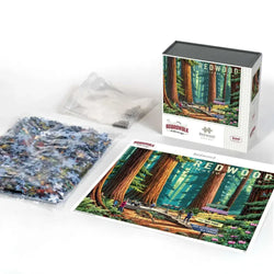 Redwood National Park 500 Piece Jigsaw Puzzle Boardwalk (ONLINE ORDER ONLY)