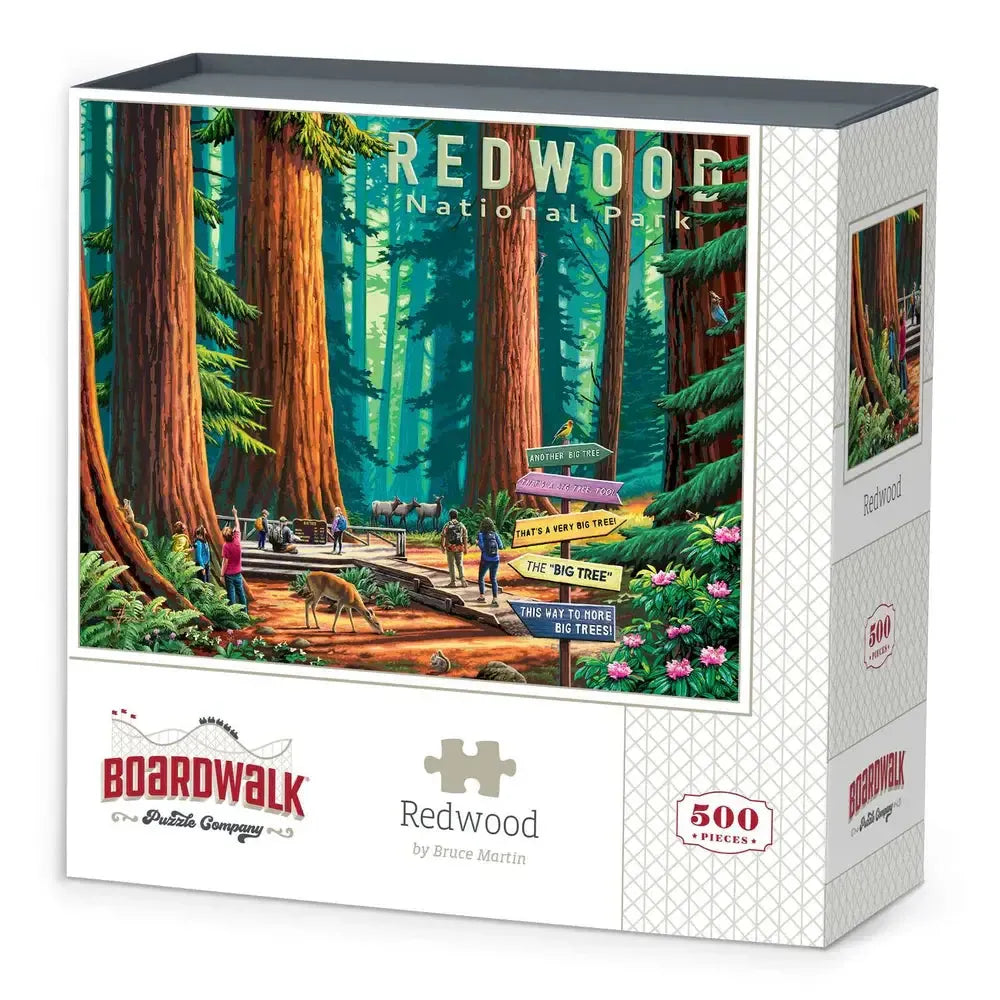 Redwood National Park 500 Piece Jigsaw Puzzle Boardwalk (ONLINE ORDER ONLY)