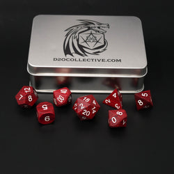 Redwood Forest - 7 Piece DnD Dice Set | Wood RPG Gaming Dice (ONLINE ORDER ONLY)