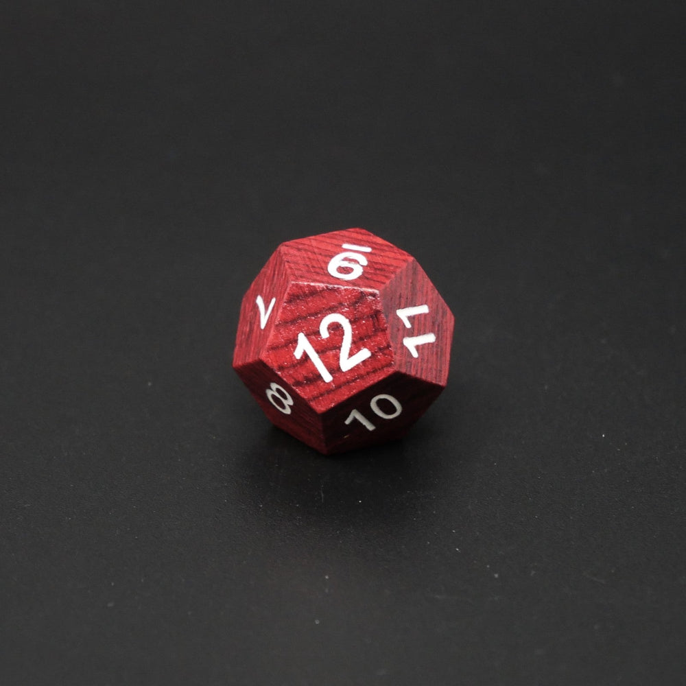 Redwood Forest - 7 Piece DnD Dice Set | Wood RPG Gaming Dice (ONLINE ORDER ONLY)