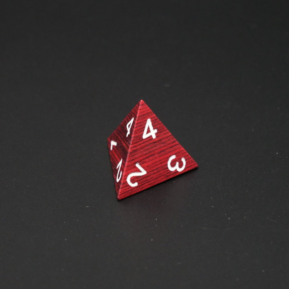 Redwood Forest - 7 Piece DnD Dice Set | Wood RPG Gaming Dice (ONLINE ORDER ONLY)