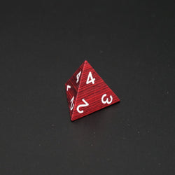 Redwood Forest - 7 Piece DnD Dice Set | Wood RPG Gaming Dice (ONLINE ORDER ONLY)