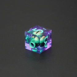 Remorhaz's Eye |  7 Piece Moving Eye DnD Dice Set | Acrylic RPG Gaming Dice (ONLINE ORDER ONLY)