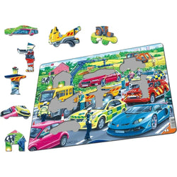 Rescue Vehicles 26 Piece Tray Jigsaw Puzzle Larsen (ONLINE ORDER ONLY)