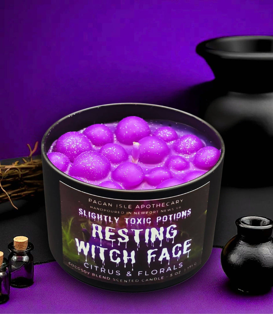 Resting Witch Face Magic Potion Candle (ONLINE ORDER ONLY)