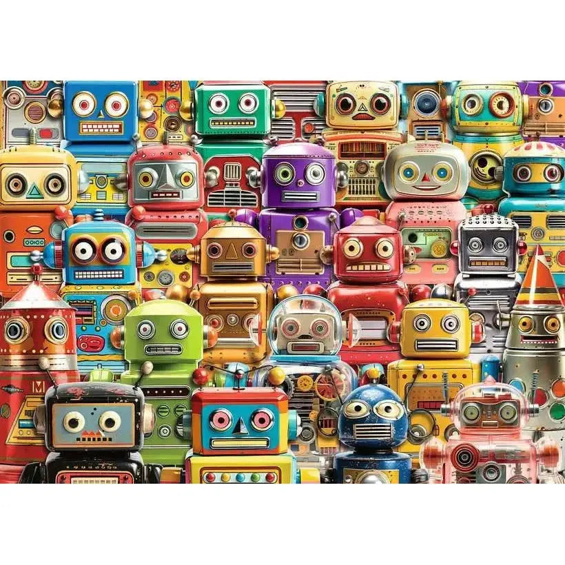 Retro Robots 500 Large Piece Jigsaw Puzzle Ravensburger (ONLINE ORDER ONLY)