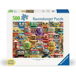 Retro Robots 500 Large Piece Jigsaw Puzzle Ravensburger (ONLINE ORDER ONLY)