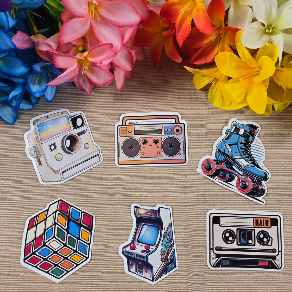 Retro 80's Stickers (ONLINE ORDER ONLY)