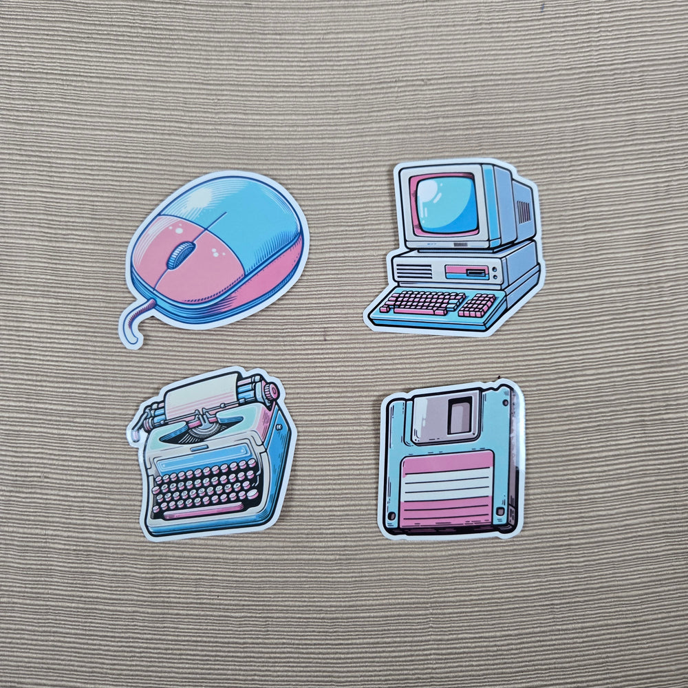 Retro Tech Stickers (ONLINE ORDER ONLY)
