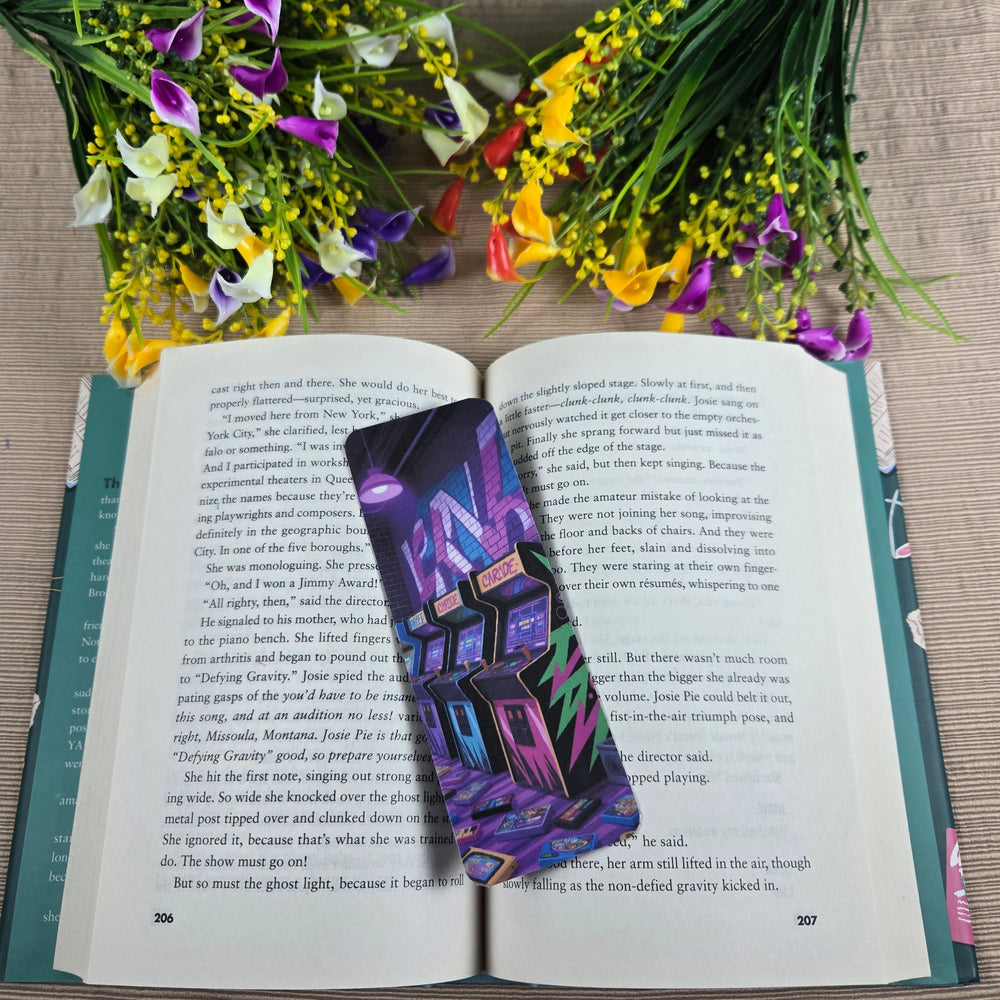 Retro Graffiti Arcade Bookmark (ONLINE ORDER ONLY)