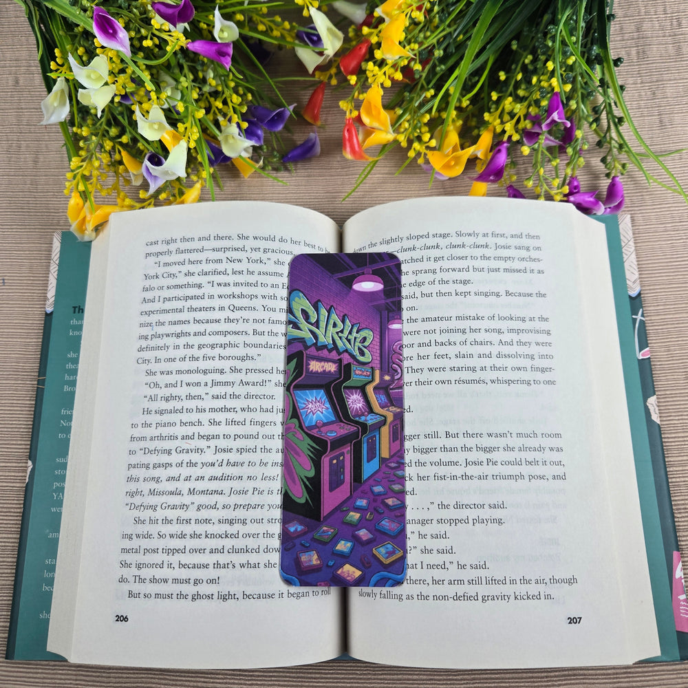 Retro Graffiti Arcade Bookmark (ONLINE ORDER ONLY)