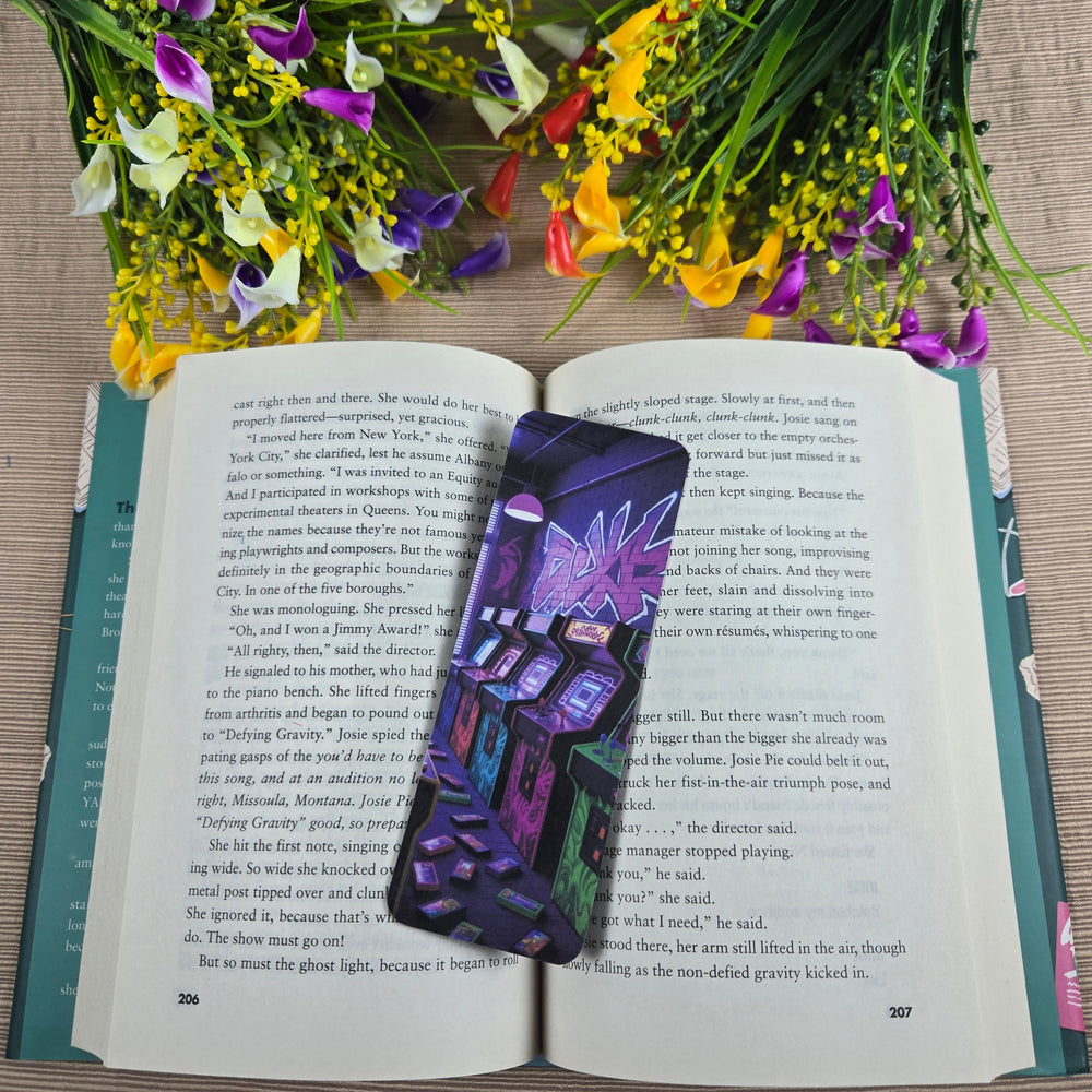 Retro Graffiti Arcade Bookmark (ONLINE ORDER ONLY)