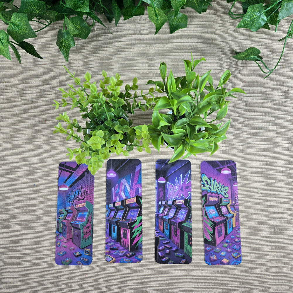 Retro Graffiti Arcade Bookmark (ONLINE ORDER ONLY)