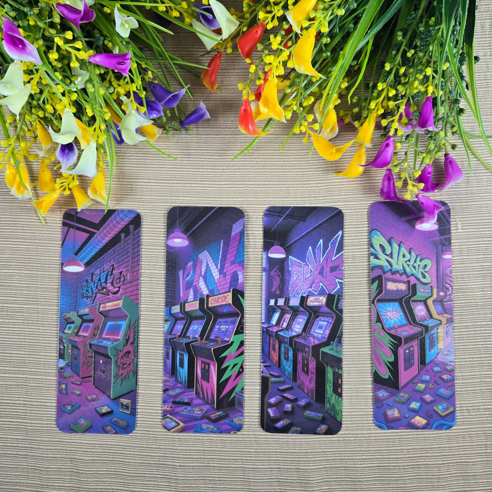 Retro Graffiti Arcade Bookmark (ONLINE ORDER ONLY)