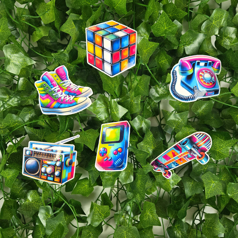 Fun Retro Stickers (ONLINE ORDER ONLY)