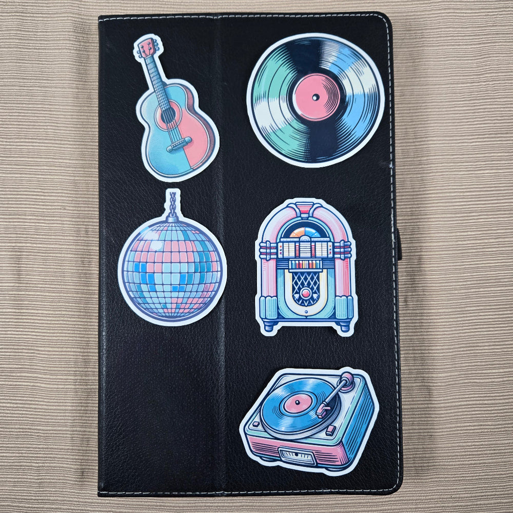 Retro Music Stickers (ONLINE ORDER ONLY)