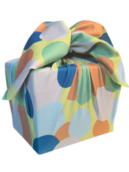Set of 3 (S, L, XL) Reusable Cloth Furoshiki Gift Wrap | Polka Dot & Deep Blue (ONLINE ORDER ONLY)