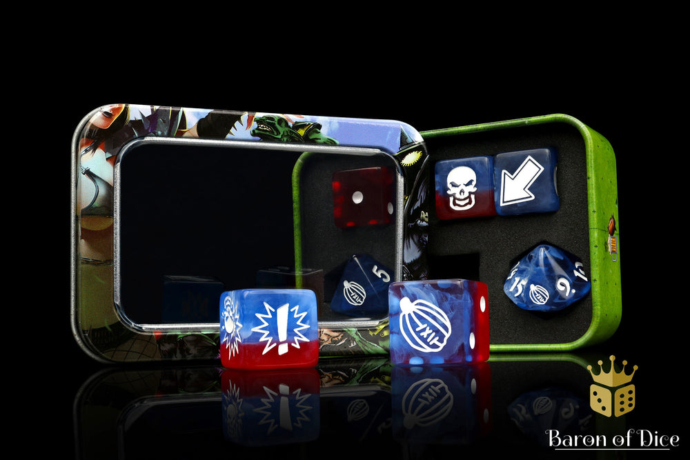 Revolution - Bloody Football Dice (Set of 7) (ONLINE ORDER ONLY)