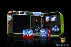 Revolution - Bloody Football Dice (Set of 7) (ONLINE ORDER ONLY)