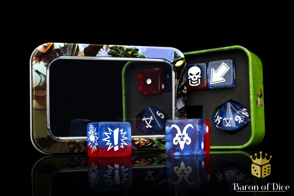 Revolution - Bloody Football Dice (Set of 7) (ONLINE ORDER ONLY)