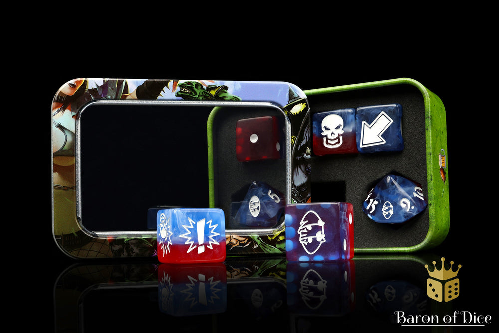 Revolution - Bloody Football Dice (Set of 7) (ONLINE ORDER ONLY)