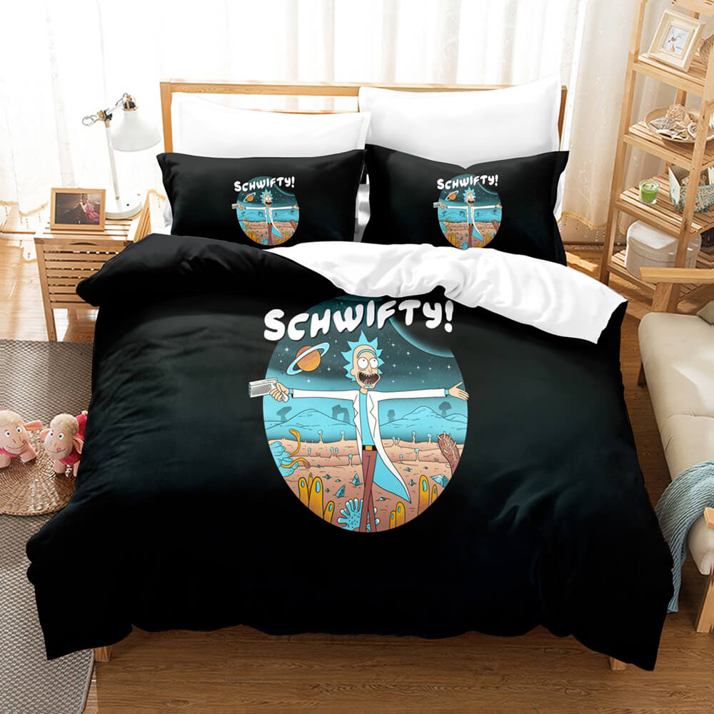 Rick and Morty Cosplay Bedding Sets Quilt Covers Without Filler (Online Order Only)