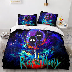 Rick and Morty Cosplay Bedding Sets Quilt Covers Without Filler (Online Order Only)