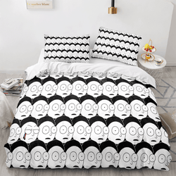 Rick and Morty Cosplay Bedding Sets Quilt Covers Without Filler (Online Order Only)
