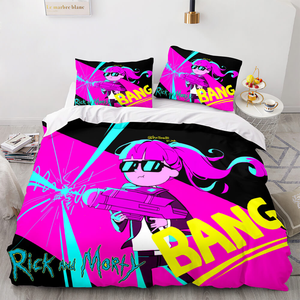 Rick and Morty Cosplay Bedding Sets Quilt Covers Without Filler (Online Order Only)