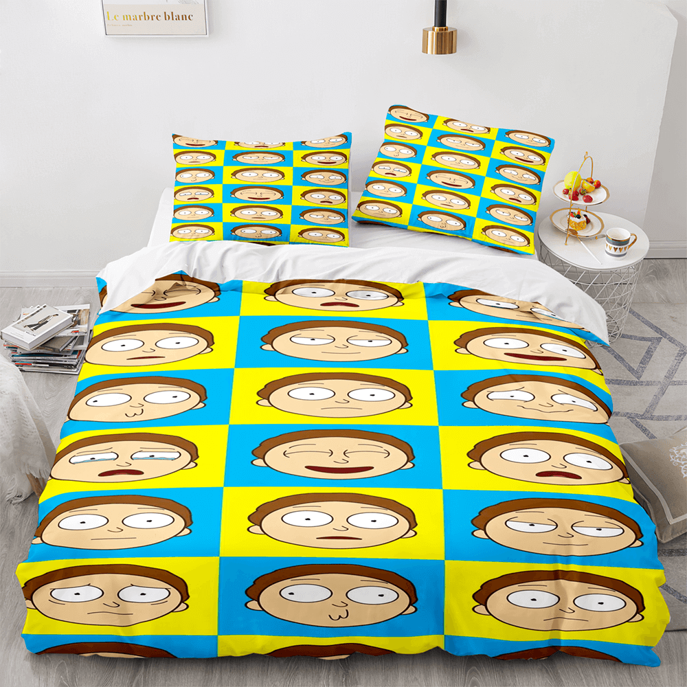 Rick and Morty Cosplay Bedding Sets Quilt Covers Without Filler (Online Order Only)