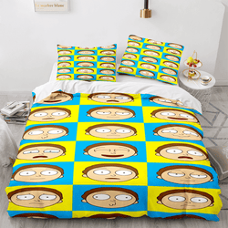 Rick and Morty Cosplay Bedding Sets Quilt Covers Without Filler (Online Order Only)