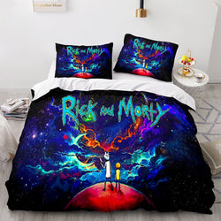 Rick and Morty Cosplay Bedding Sets Quilt Covers Without Filler (Online Order Only)