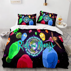 Rick and Morty Cosplay Bedding Sets Quilt Covers Without Filler (Online Order Only)