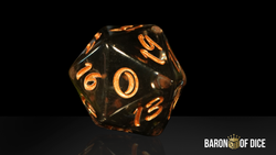 Oversized D20 Spindown | The Known World - Set of 6