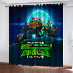 Rise of the Teenage Mutant Ninja Turtles Curtains Blackout Window Drapes (Online Order Only)
