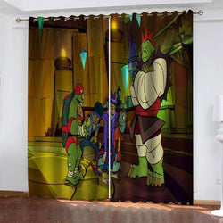 Rise of the Teenage Mutant Ninja Turtles Curtains Blackout Window Drapes (Online Order Only)