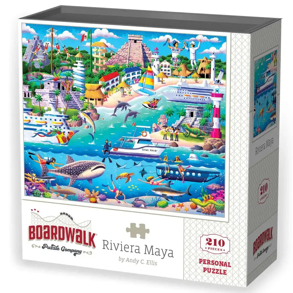 Riviera Maya 210 Piece Jigsaw Puzzle Boardwalk (ONLINE ORDER ONLY)