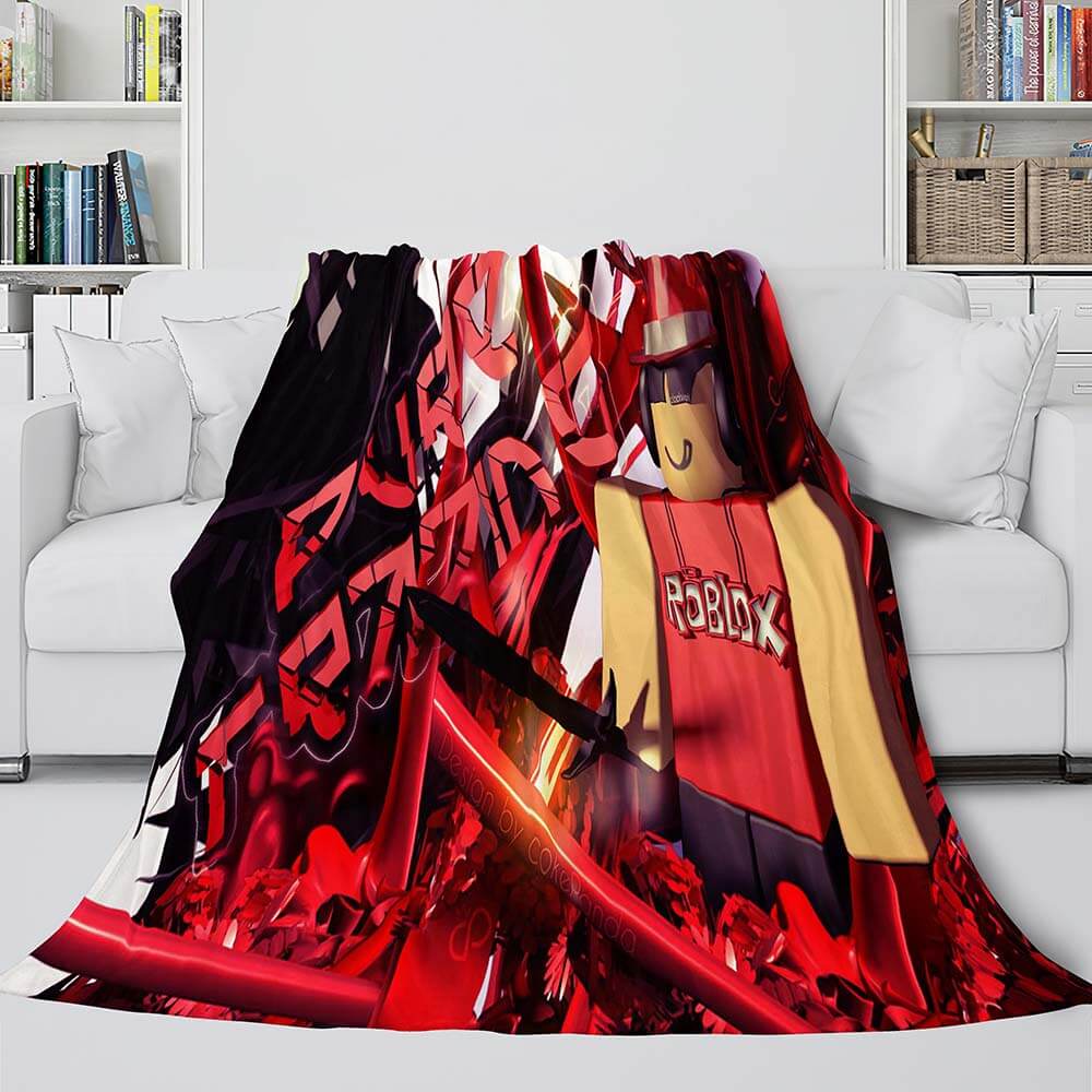 Roblox Blanket Flannel Fleece Blanket (Online Order Only)